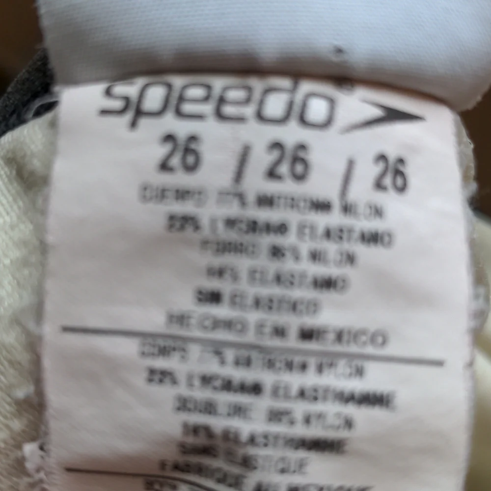 Speedo Girls Size 26 One Piece Swim Suit Style 7190191 - Picture 8 of 9